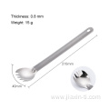 long handle titanium spoon spork for fast food